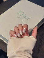 Confetti Sparkle | Polka Dot & Multi-color Crystal Nails