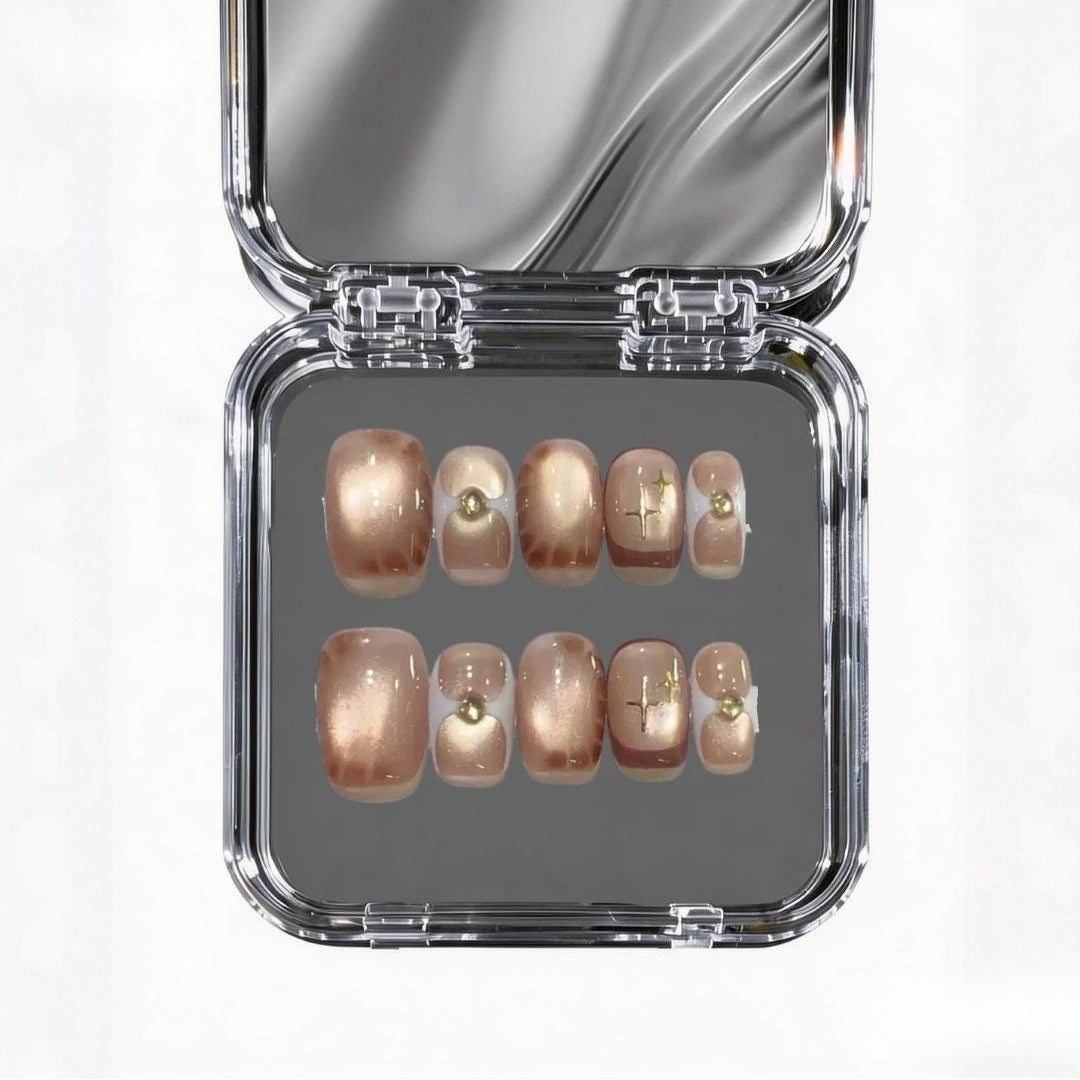 Emerald Croc Emboss | Textured Animal Print Press-on Nails